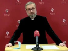 Archbishop Stefan Heße of Hamburg, Germany, makes his announcement on March 18, 2021